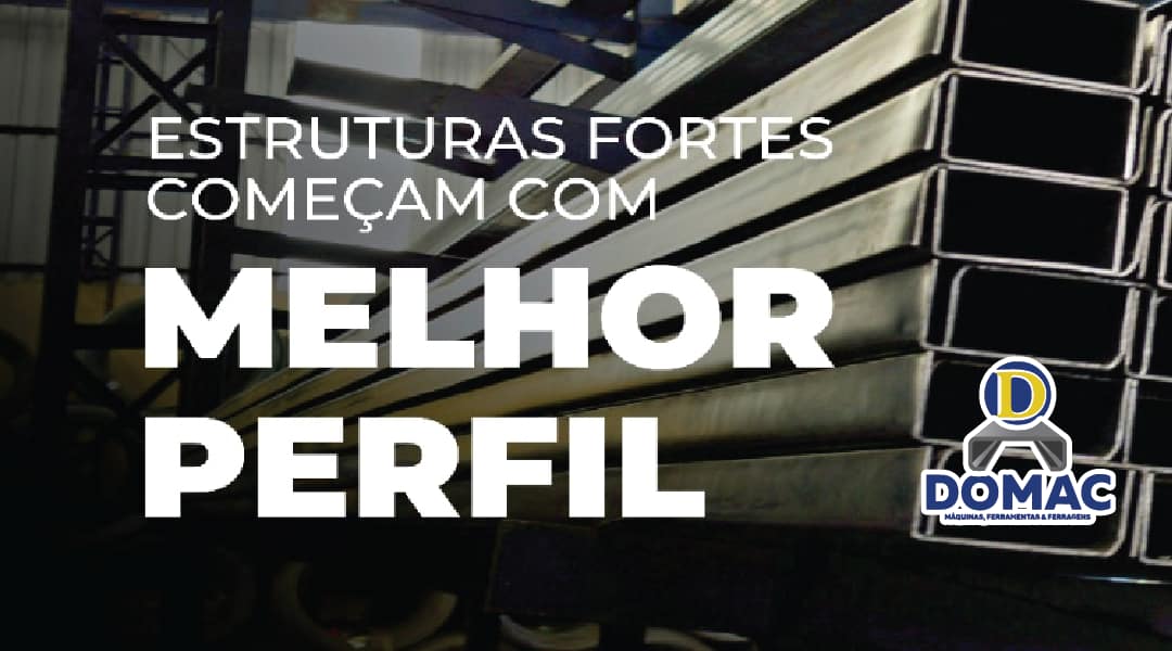 Slide da pagina inicial da Domac - Máquinas, Ferramentas e Ferragens